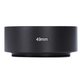 

49mm Mount Standard Metal Lens Hood for Canon Nikon Pentax Sony Olympus