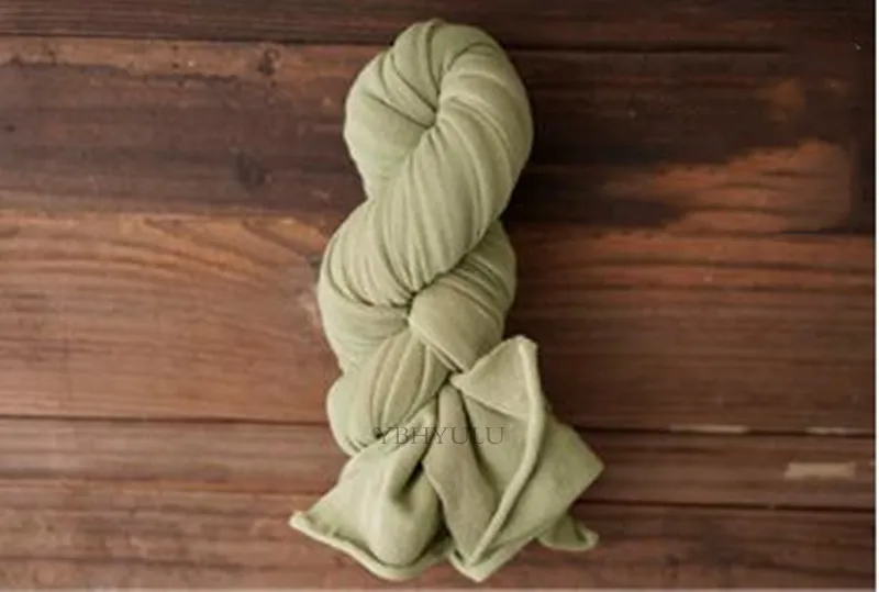 Peppermint Green 40*150 cm newborn baby photo props wraps photoshoot accessories photo cloth for fotografia bebe Photograph For Studio - Цвет: Peppermint Green