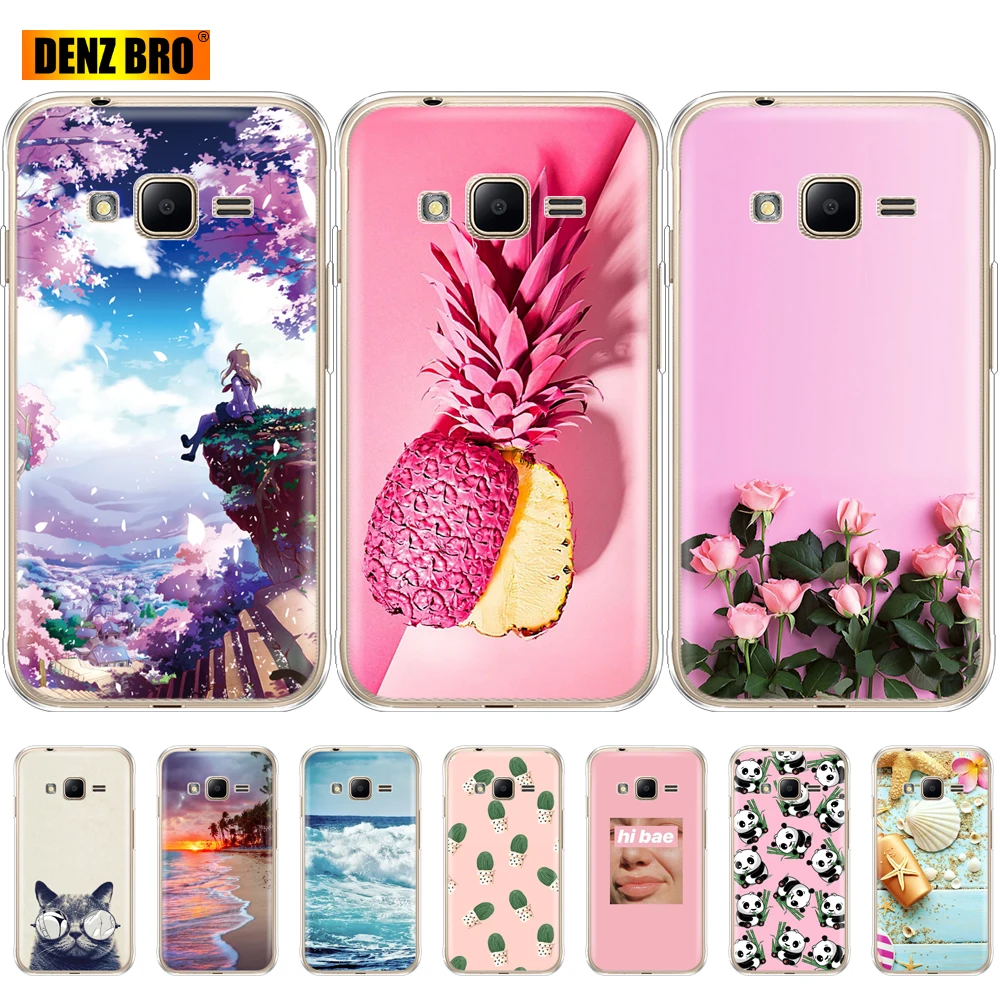 Чехол для Samsung J1 mini prime 4 0 дюйма силиконовая Мягкая задняя крышка из ТПУ телефона