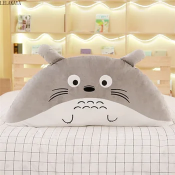 

95x45cm Cartoon Plush Pillows Soft Stuffed Creative My Neighbor Totoro Cat Bear Animals Car Back Cushion Decoration Baby Doll