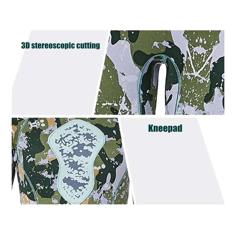 Dive& Sail Мужской 3 мм гидрокостюм Scr неопреновый Camo Freediving Подводная охота Дайвинг костюм сноркель купальник супер Эластичный Серфинг длинный влажный