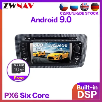 

4G64G 6 core Android 9.0 Car Stereo Smart Multimedia DVD Player GPS for Seat Leon 2009-2013 Audio radio tape recorder head unit