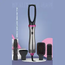 Многофункциональный фен-щетка для волос пять в одном, бигуди, прямые волосы, ролик, электрический горячий ветер, расческа для волос
