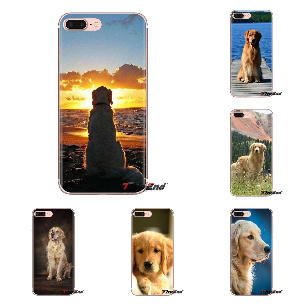 Для LG Spirit Motorola Moto X4 E4 E5 G5 G5S G6 Z Z2 Z3 G2 G3 C Play Plus Mini Golden Retriever Dog прозрачные мягкие чехлы |