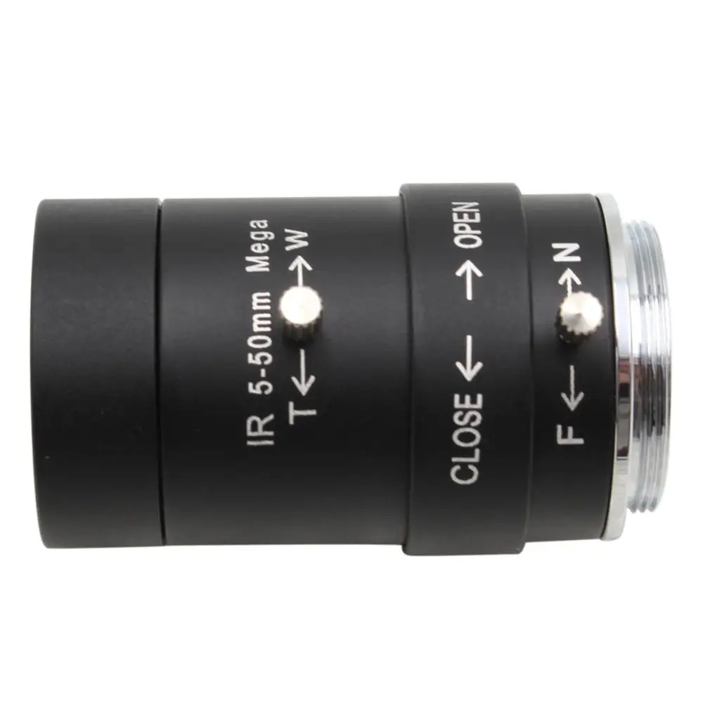 6-60mm/5-50mm/ 2.8-12mm Varifocal CS Mount Lens HD Security Manual Zoom & Focus Camera Lens For ELP USB camera
