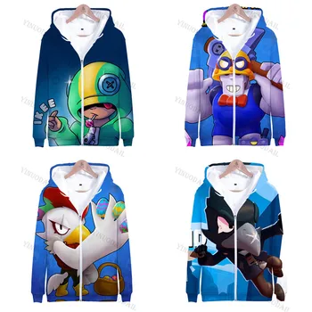 

Children Cute Crow Shoot Shoot Game 3D Print Hoodies Men Clothing Harajuku Sweatshirt Kids Star Leon Child Tops Boys Girls