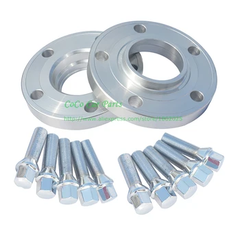 

2pcs 12mm Wheel Spacers + 10pcs 12x1.5 Cone Seat 40mm Shank Bolts For BMW E26 E28 E34 E36 E38 E60