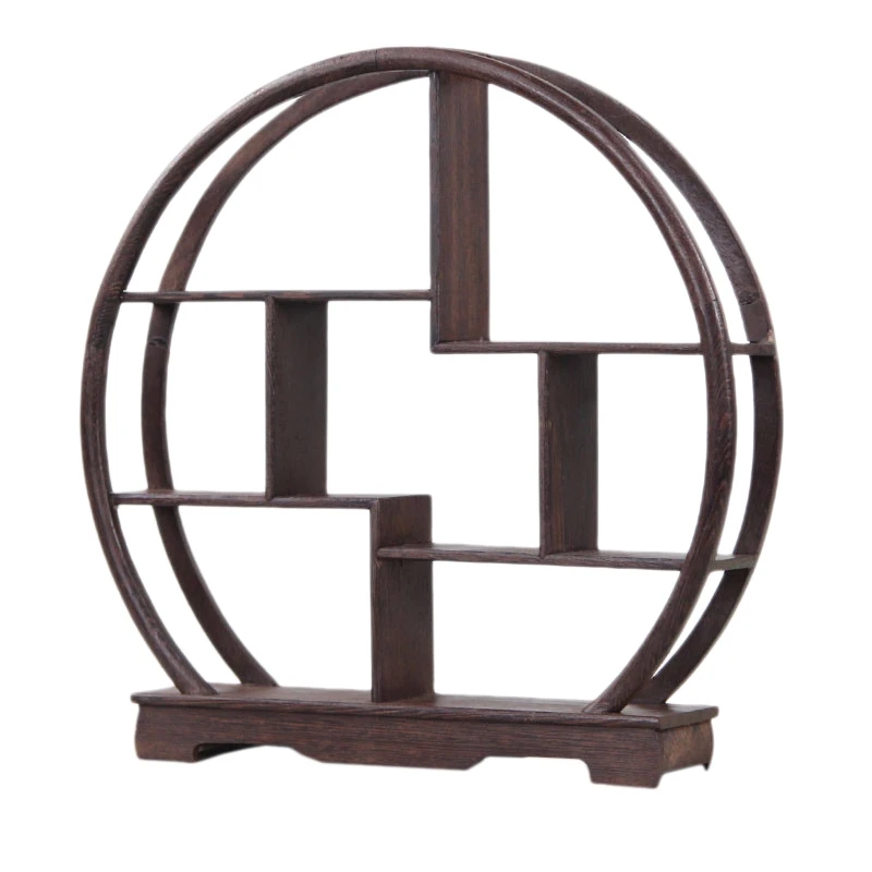 

Chinese Kung Fu Tea Pot Crafts Display Holder Shelves Teapot Tea Set Wood Carving Display Stand Decoration Home Tea Accessories