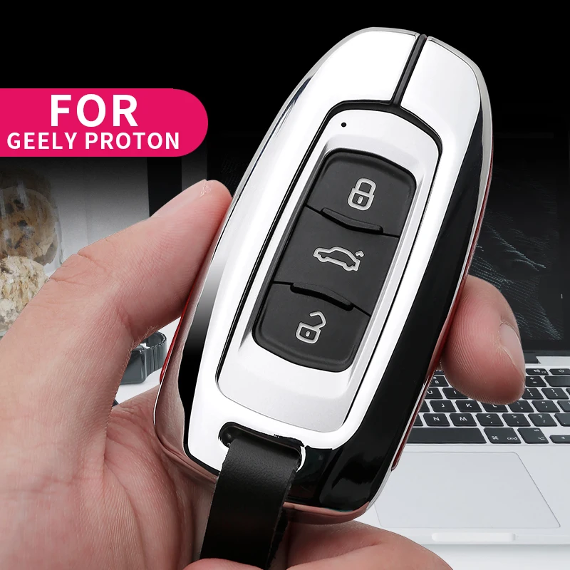 

Car Key Case For Geely Atlas Boyue NL3 PROTON X7 X70 Emgrand FC SUV Vision X6 NL4 GT GC9 Borui keychain Car Key Cover Shell