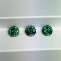 Dark Green Moissanites 3.0~12mm By Excellent Cut Loose Moissanits Carat Stone For Wendding Ring Setting 1