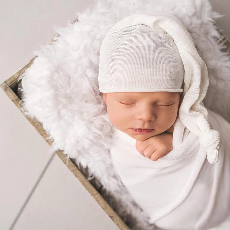 Newborn Photography Props Cuddly Soft Fur Fabric Nest Blanket Baby Posing Shoot Photo Prop Accessories Basket Stuffer Layer