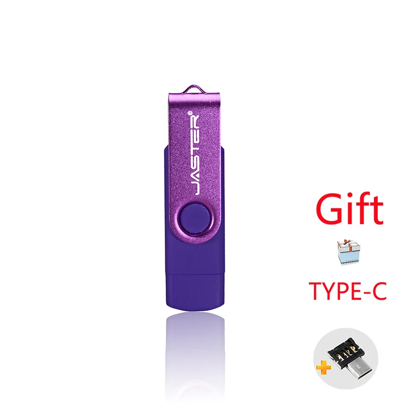 usb c drive JASTER High Speed USB Flash Drive OTG Pen Drive 128gb 64gb Usb Stick 32gb 256gb Pendrive Flash Disk for Android Micro/PC 100 gb flash drive USB Flash Drives