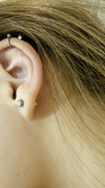 50 Pz 20G 18G Body Piercing Gioielli Sostuzione Bar Parti Per - Foto 2