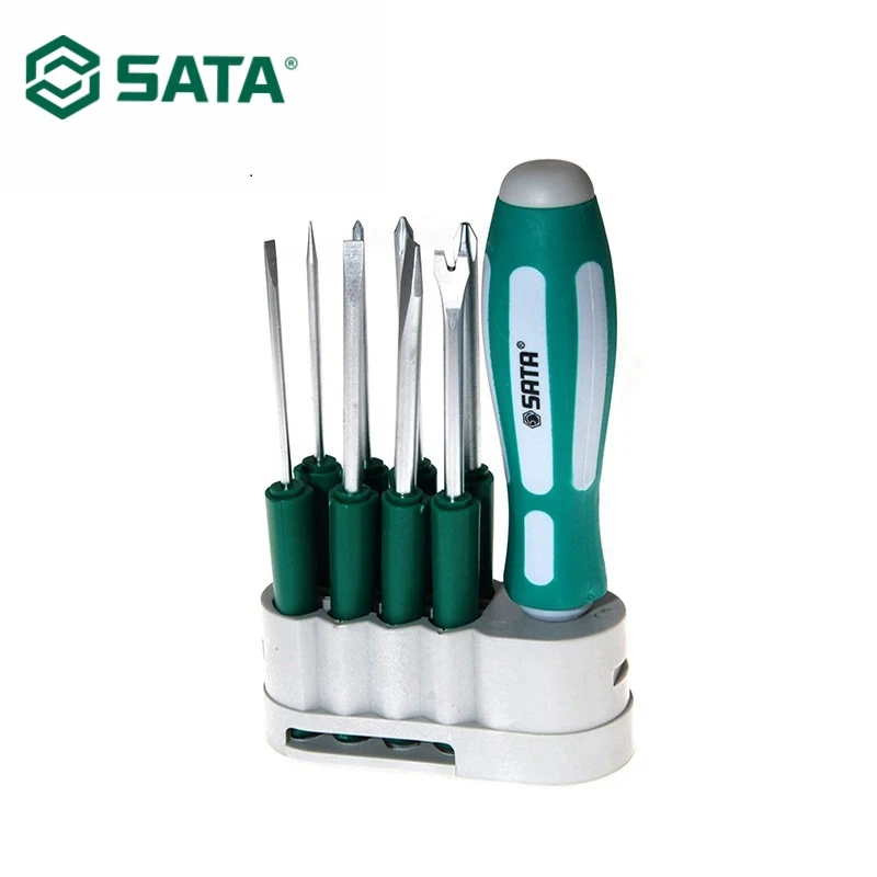 Набор прецизионных отверток SATA 9 шт. для ремонта дома ручной инструмент отвертка