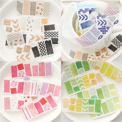 Bande adhésive Washi décorative de base, 1 pièce, bande adhésive de masquage, pour carnet de notes, papeterie Scrapbook 