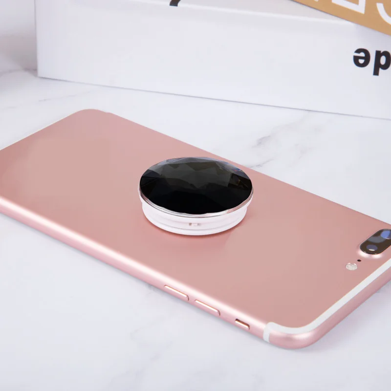 Держатель телефона с кольцом на палец Bling Air Bag Diamond SmartPhone Stander для iPhone samsung Универсальное расширяющееся крепление для автомобиля