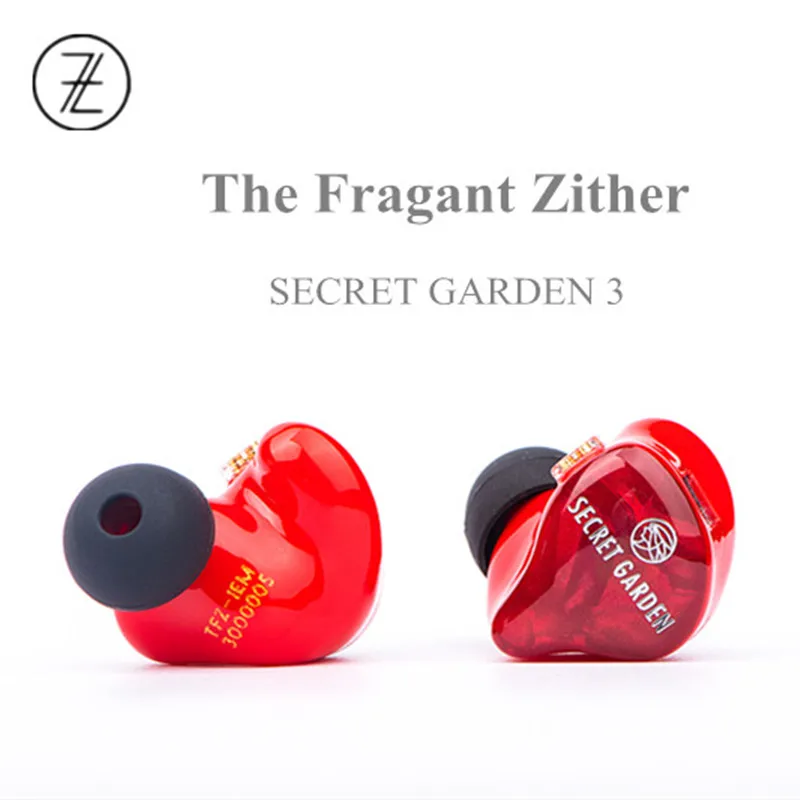 The Fragant Zither TFZ SECRET GARDEN 3 сбалансированная арматура Hi-Fi монитор гарнитура наушники-вкладыши Музыка 0,78 мм кабель OFC