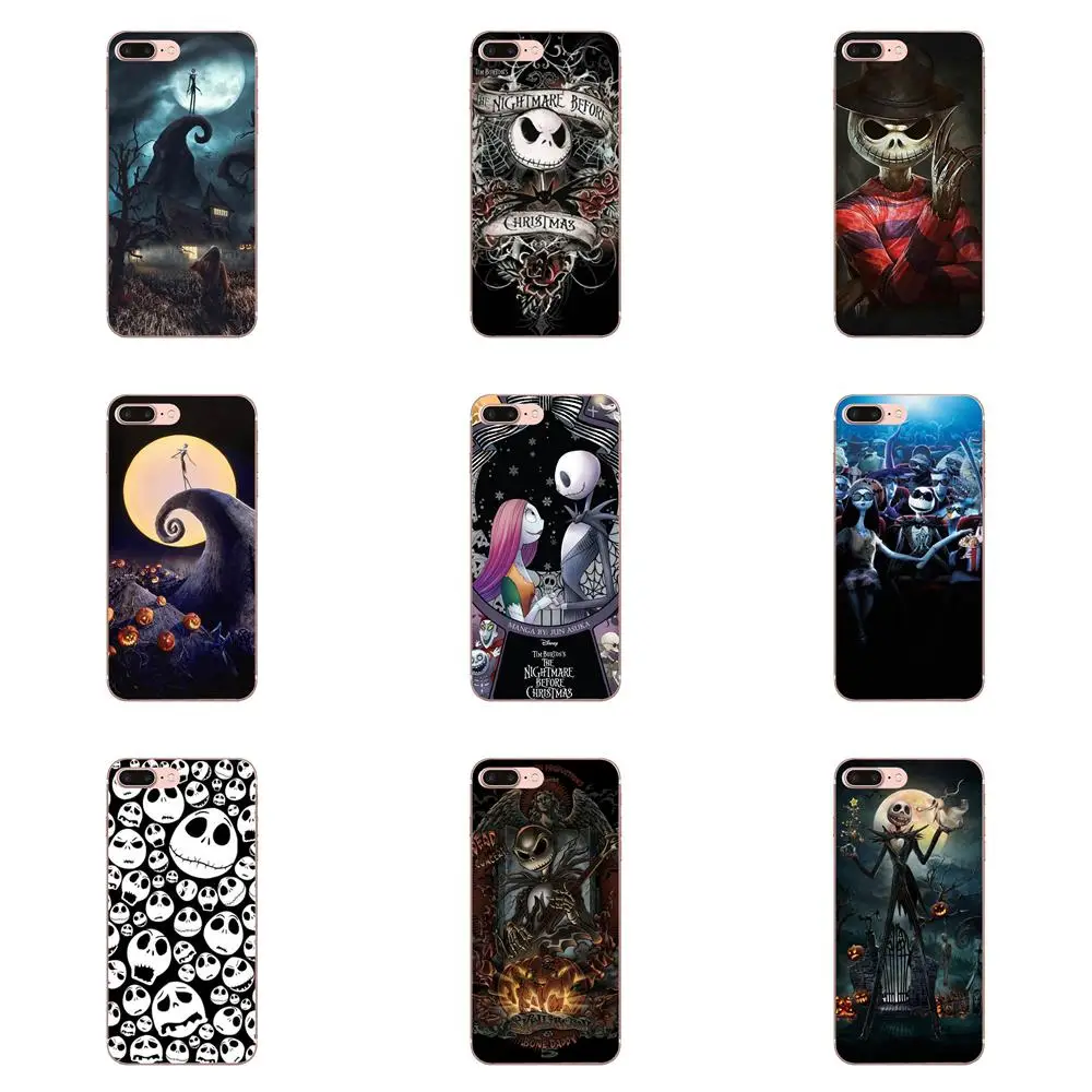 Рождественские Чехлы Jack Skellington Fun для мобильных телефонов Xiaomi Redmi 3 3S 4 4A 4X 5 6 6A 7 K20 Note