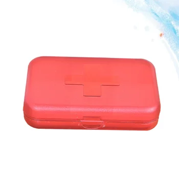 

6PCS Mini 6 Grids Pill Box Household Compartments Medicine Case for Travel Trip Tour Home