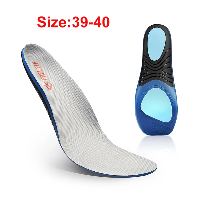 Xiaomi FREETIE спортивные силиконовые стельки для обуви стельки кроссовки мужские амортизация Баскетбол Футбол стельки дезодорирующие - Цвет: 39-40