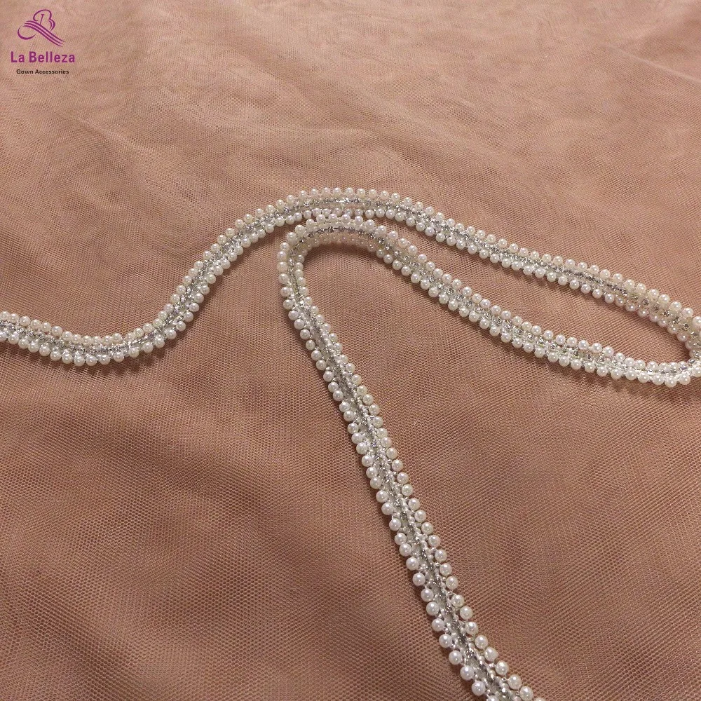 La Belleza отделка бисером кружева, 1,5 см ширина кружева