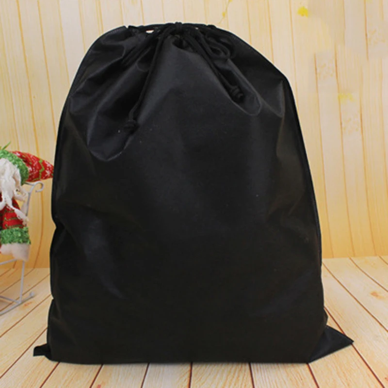 New Home Travel Non Woven Laundry Pouch Tote Drawstring Storage Bag Organizer 