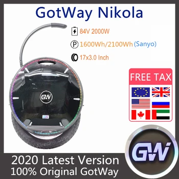 

2020 GotWay Nikola Self Balance Electric Scooter 84V 1600WH 50 km/h 2000W Motor With Bluetooth Speaker Unicycle Skate Hoverboard
