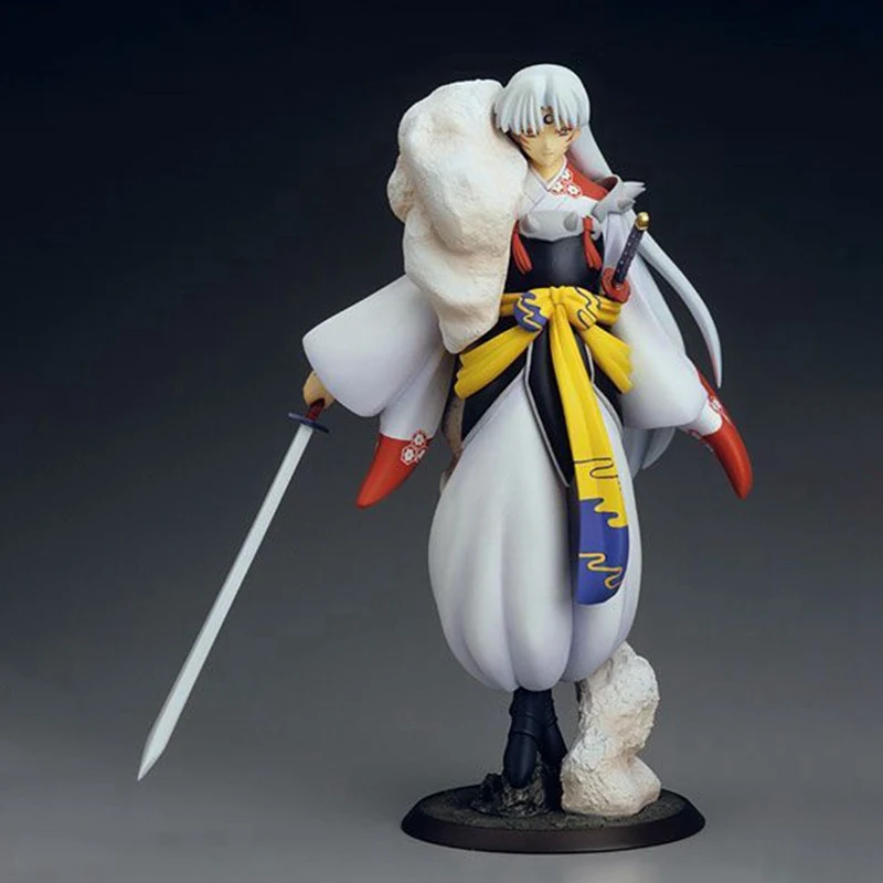 23 см мультфильм аниме Sesshoumaru Inuyasha фигурка Коллекционная ПВХ модель игрушки для мальчика