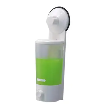 

High Power Suction Cup Hand Wash Bath Liquid Single Ended Liquid Soap Dispenser