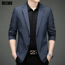 High End New Designer Brand Wedding Casual Fashion Jacquard Blazer Jacket Slim Stylish Trendy Elegant Suit Coat Men's Clothes High End New Designer Brand Wedding Casual Fashion Jacquard Blazer Jacket Slim Stylish Trendy Elegant Suit Coat Men's Clothes