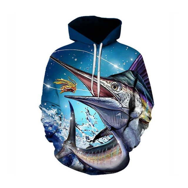 3D Printed Fishing Clothing Hooded Sweater Jacket with hat Outdoor Cycling  Sport Sweatshirt Tshirt Bass Trout Fishing Clothes - AliExpress