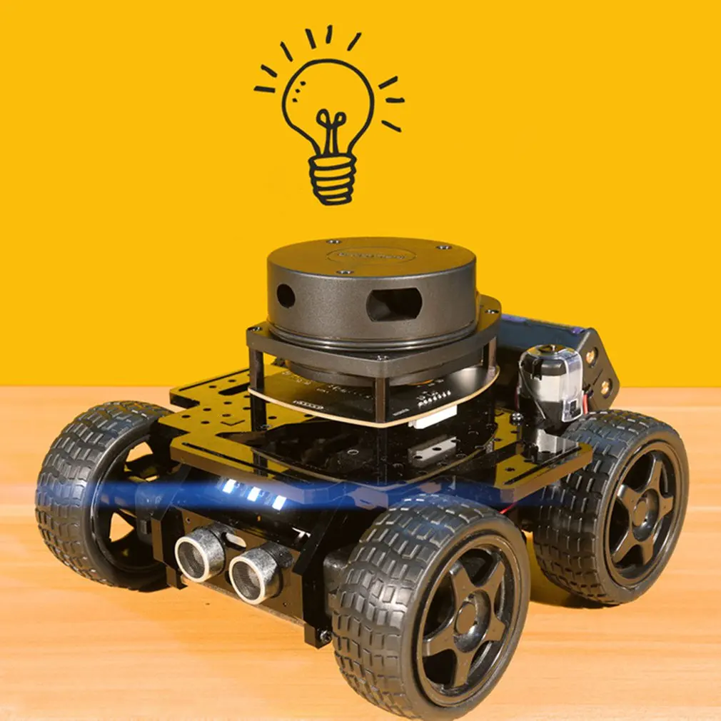 Brazo mecánico de cuatro ruedas para coche código abierto Control de aplicaciones Control automático evitación de obstáculos Robot inteligente regalo de Navidad para chico