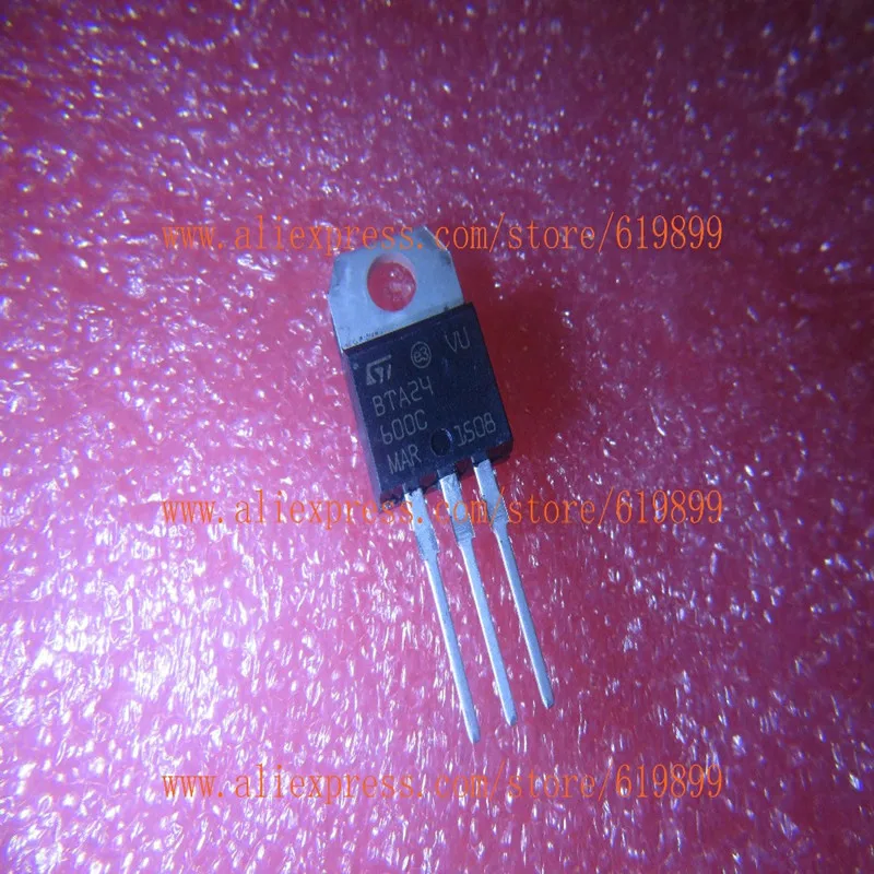 50 шт. BTA24-600C BTA24-600 BTA24-220 Бесплатная доставка | Электронные компоненты и