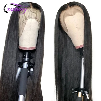 

Cranberry 360 Lace Frontal Wig Straight 13x4 Lace Front Human Hair Wigs For Women Pre plucked Remy Brazilian 4X4 Closure Wig