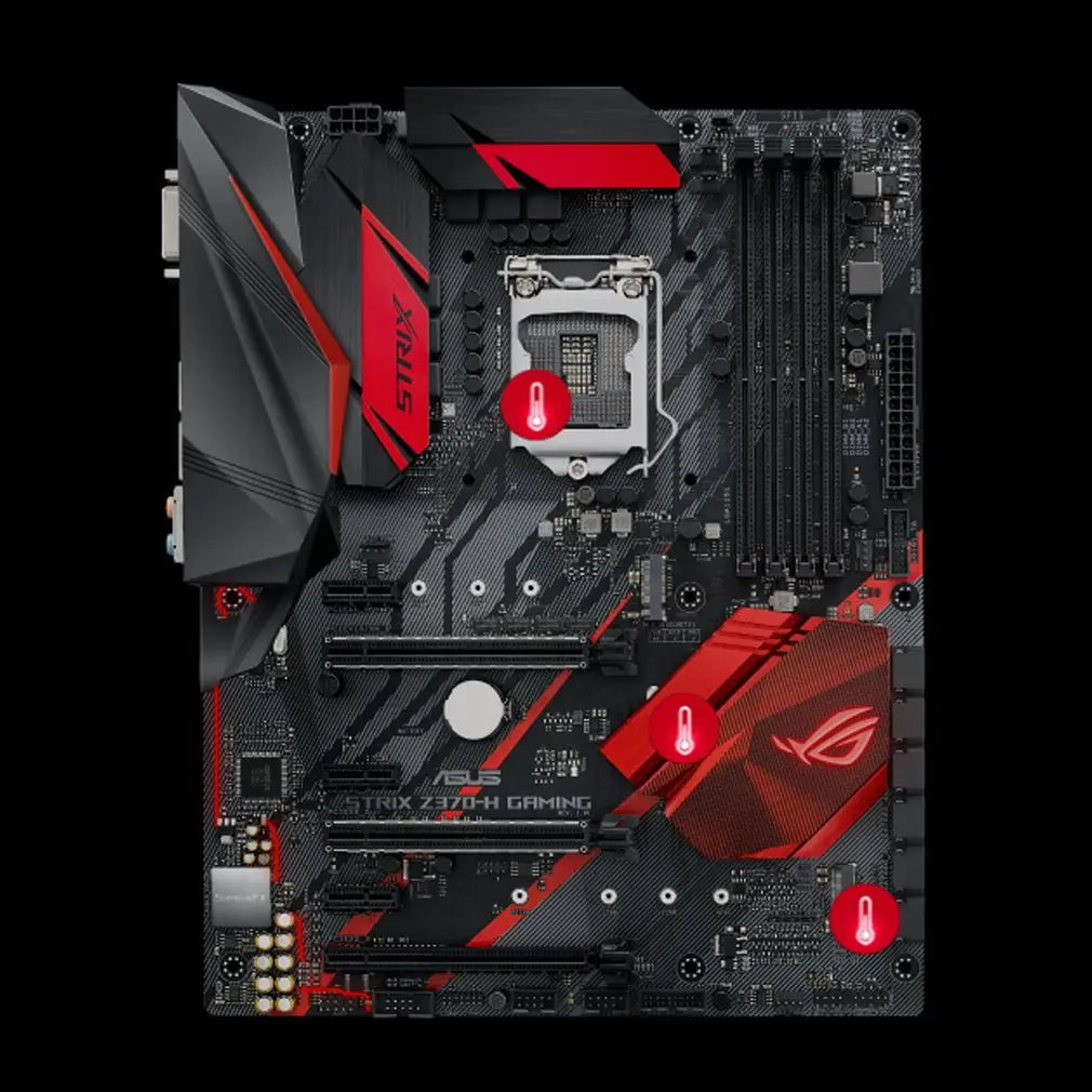 

ROG STRIX Z370-H GAMING Z370 ATX Motherboard DDR4 Memory Dual M.2 SATA 6Gbps LGA1151 Mainboard with DP HDMI Ports