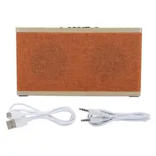 W6 деревянный 10 Вт Bluetooth динамик с двумя рожками высокой мощности аудио голосовые подсказки шокирующие стерео беспроводной Bluetooth динамик