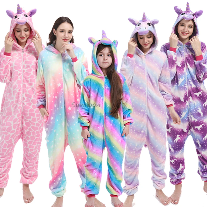 Unicorn Pajamas For Children Kigurumi Onesie Kids Unicornio Sleepwear Animal Baby Costume Winter Boy Girl Panda Overall Licorne Unicorn Pajamas For Children Kigurumi Onesie Kids Unicornio Sleepwear Animal Baby Costume Winter Boy Girl Panda Overall Licorne