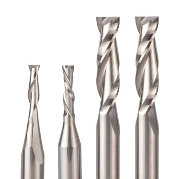 

Engraving Milling cutter set Router Bits End Mill Trimming Silver Tools