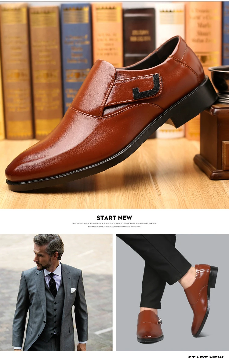 IMAXANNA/кожаная обувь; Мужские модельные туфли; лоферы; Мужская удобная обувь; официальная Мужская офисная обувь; Мужская классическая обувь; большие размеры 38-48