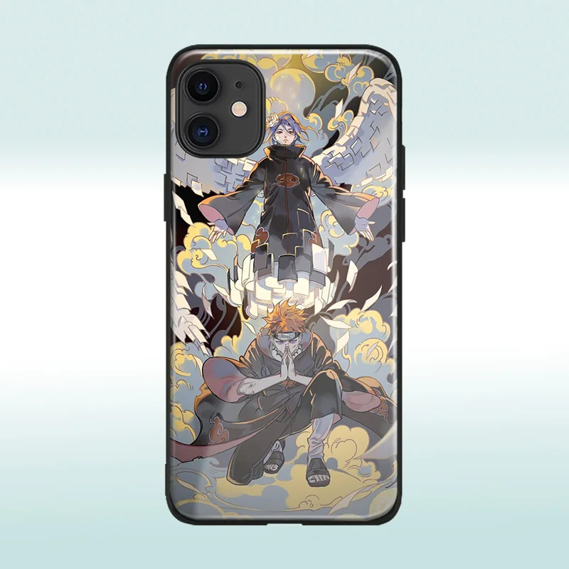 Чехол для телефона Konan pain Akatsuki с аниме стеклянный чехол iPhone 6s 7 8 x xr xs 11 pro max Samsung S note