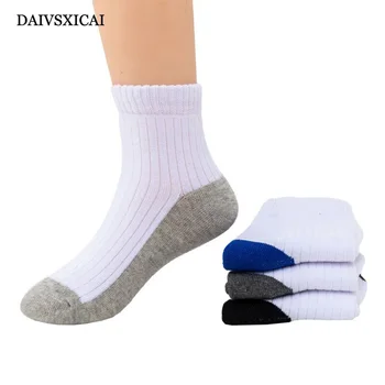 

Daivsxicai Winter Socks Baby Stripe Warm Cotton Socks For Children Comfortable Breathable Kids Tube Socks 4pairs/lot