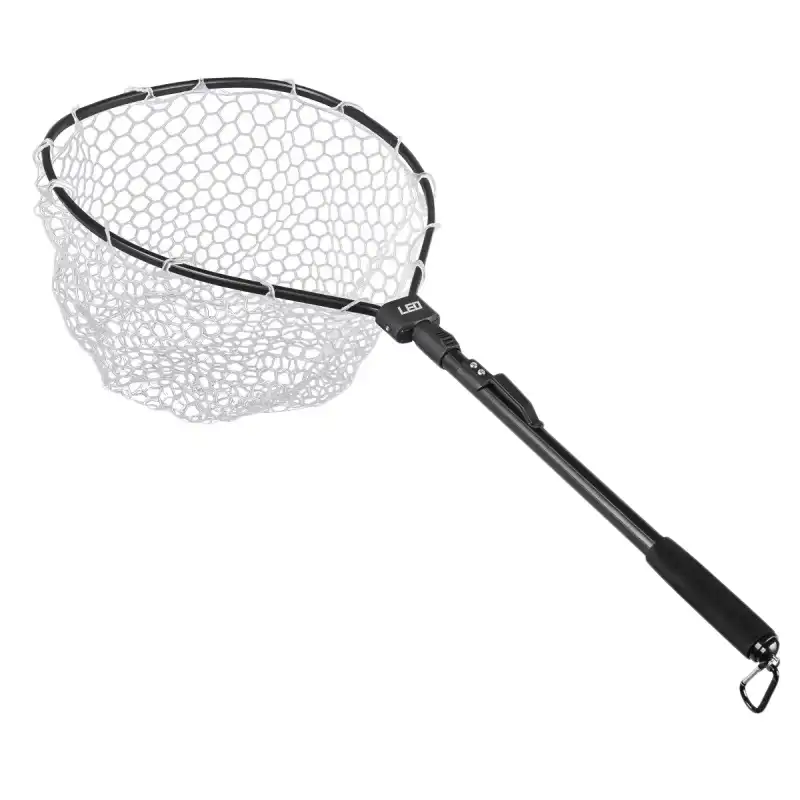 trout landing net with scales
