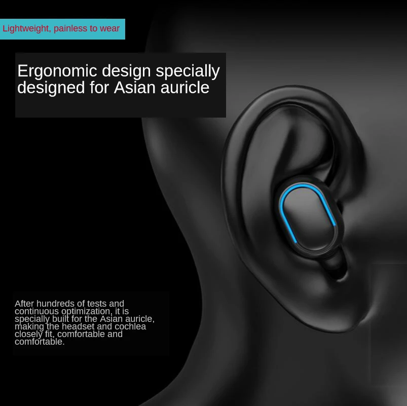 T11 TWS Bluetooth 5 0 Earphones High Capacity Charging Box Wireless 9D Stereo Sports Waterproof Earbuds Headsets With Microphone