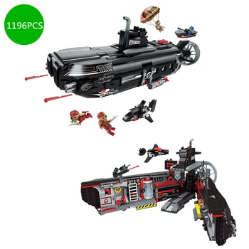 

Enlighten Block SWAT Military Base Submarine Movie Classic Model Kit Building Blocks Sets Bricks Kids Toys for Children Gifts