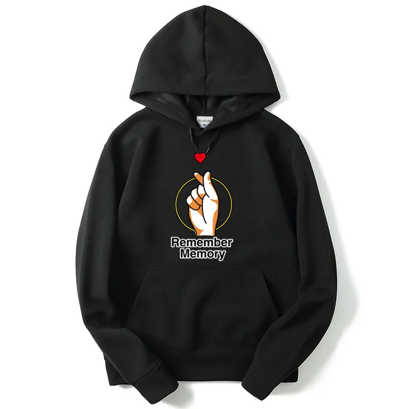 

Men's Hoodie cotton blend fleece Creative gesture print Sweatshirt Men O-Neck Hoodies Sweatshirts menloose hoody hoodie men