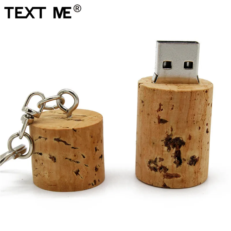 TEXT ME натуральный пробковый деревянный 64 Гб usb флеш накопитель 4 ГБ 8 16 32 usb2.0|USB