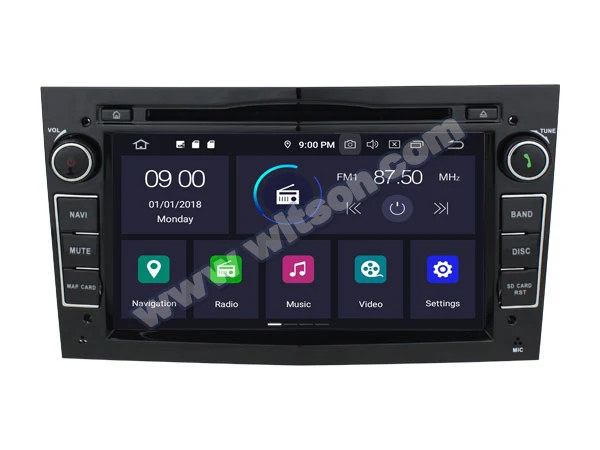 Discount 7" Android 9.0 Pie OS Car DVD Multimedia GPS Radio for Opel/Vauxhall/Holden Tigra TwinTop 2004+ Vectra C 2004+ Vivaro 2006+ 3