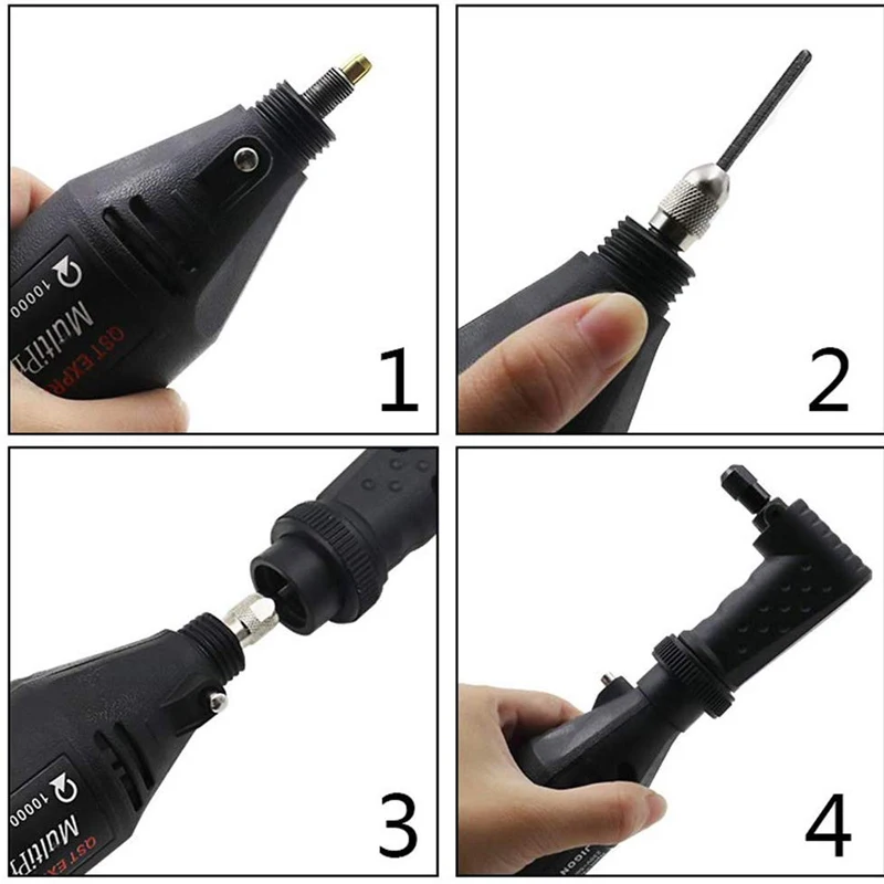 Правый угловой конвертер насадка для Dremel роторный инструмент Аксессуары для вращающихся инструментов 4000 3000 8200 275 электрический шлифовальный инструмент комплект