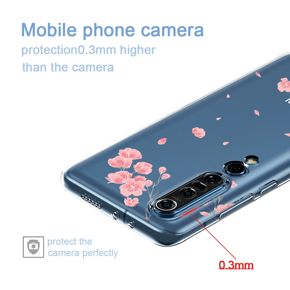 Flower Leaf Funda Case For Xiaomi Redmi Note 10 10S 9 9S 9T 8 8T 9C 7 K40 K30 K30S Poco X3 F3 C3 M3 F2 M2 Pro Max NFC Silicone