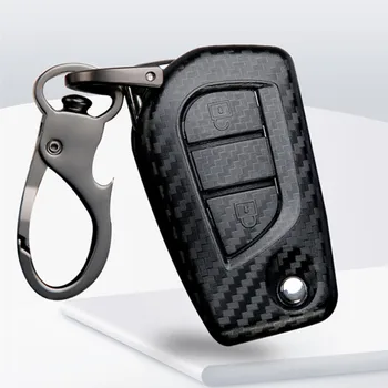 Cover per chiave/telecomando per Toyota Hilux Revo Innova Rav4 Fortuner accessori portachiavi - Durevole custodia rigida per portachiavi con telecomando per auto per Toyota Hilux Revo Innova Rav4